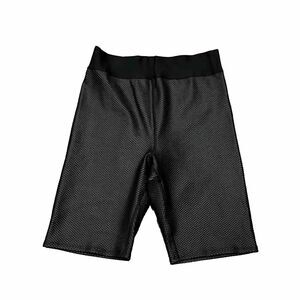 ONA by Yoon Chung Shorts Womens Large Spandex Bike Stretch Black Textured